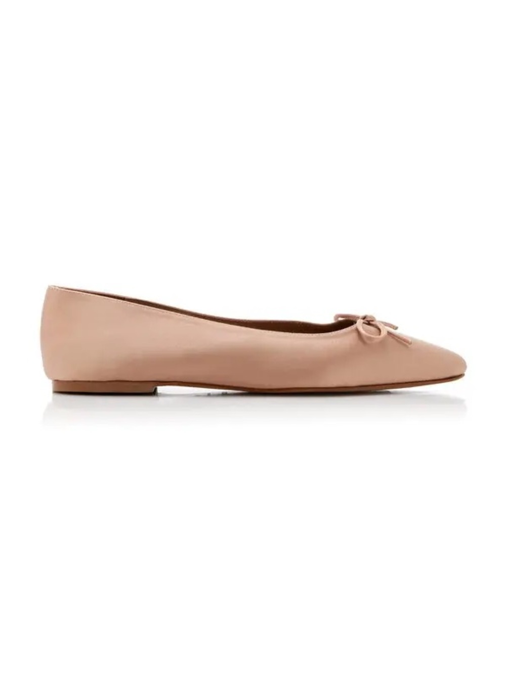 Flattered Bodil Satin Flat in Rose size 38